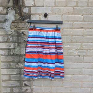 LAST CALL | Striped J Crew skirt